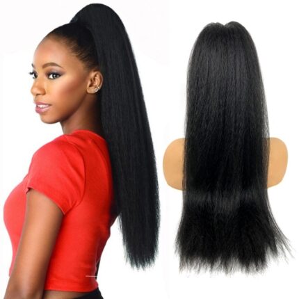 Queue de cheval en fibres extensibles pour femmes