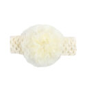 Bandeau élastique pour cheveux de bébé en mousseline de soie et dentelle florale – Image 8