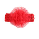 Bandeau élastique pour cheveux de bébé en mousseline de soie et dentelle florale – Image 5