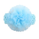 Bandeau élastique pour cheveux de bébé en mousseline de soie et dentelle florale – Image 10