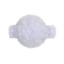 Bandeau élastique pour cheveux de bébé en mousseline de soie et dentelle florale – Image 6