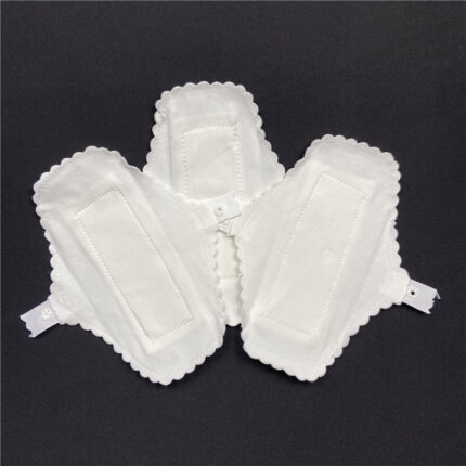 Serviette hygiénique respirante en coton
