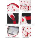 Sac à dos imprimé fruits pour femme – Image 9