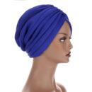 Turban Femme en Coton – Bonnet élégant à Volants – Image 5
