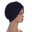 Turban Femme en Coton – Bonnet élégant à Volants – Image 2