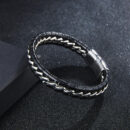 Bracelets en cuir tressé pour hommes