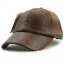 Casquette en cuir pour hommes – Image 3