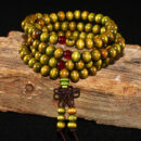 Bracelets pour hommes en ébène noir avec nœud perlé – Image 5
