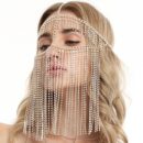 Chaînes de tête à franges en strass style punk – Image 2