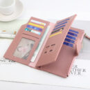 Portefeuille avec fermeture éclair et porte-cartes pour femme – Image 2
