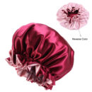 Bonnet de nuit rond extra large en dentelle double satin – Image 9