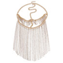 Chaînes de tête à franges en strass style punk – Image 5