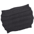 Bandeau large et uni pour cheveux, bonnet d'hiver tendance pour femme – Image 6