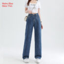 Jean d'été fin à taille élastique pour femme – Image 9