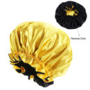 Bonnet de nuit rond extra large en dentelle double satin – Image 8