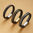 Bracelets en cuir tressé pour hommes – Image 6