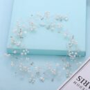 Accessoires de cheveux de mariage en perles de cristal – Image 3