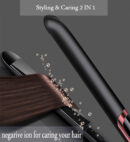 Fer à friser double avec affichage LED pour cheveux lisses – Image 2