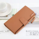 Portefeuille avec fermeture éclair et porte-cartes pour femme – Image 6