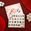 Coffret cadeau de bijoux avec bracelet et perles de Noël – Image 5