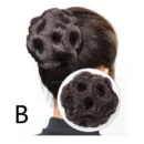 Chignon Mariée Fleurie – Anneau en Soie Thermorésistante – Image 2