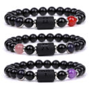 Bracelets tendance douze constellations pour hommes