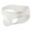 Slip taille basse sans coutures à rayures en soie glacée pour homme – Image 8