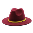 Chapeau en laine à larges bords chic – Image 4