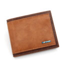 Portefeuille court à coutures simples et tendance pour homme – Image 9