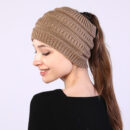 Bandeau large et uni pour cheveux, bonnet d'hiver tendance pour femme