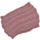 Bandeau large et uni pour cheveux, bonnet d'hiver tendance pour femme – Image 3