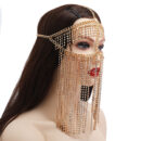 Chaînes de tête à franges en strass style punk – Image 3