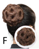 Chignon Mariée Fleurie – Anneau en Soie Thermorésistante – Image 3