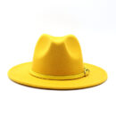 Chapeau en laine à larges bords chic – Image 6