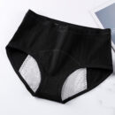 Culottes menstruelles en coton grande taille pour femme – Image 3